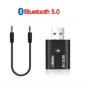 2 In1 USB Wireless Bluetooth -adapter 5.0 Verzending Bluetooth voor computer -tv -laptopluidspreker Headset Adapter Bluetooth -ontvanger