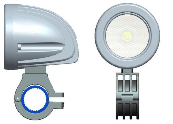 Luz LED de trabajo impermeable de 2 pulgadas, 12V, 24V, 800LM, 10W, lámpara antiniebla de conducción para coche, motocicleta, barco, 7402273