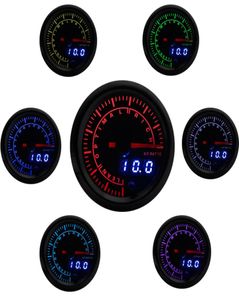 Medidor de relación aire-combustible para coche, LED, 2 pulgadas, 52mm, 7 colores, pantalla Dual analógica y digital, medidor AFR, medidor para coche 7102953