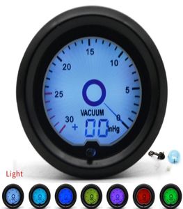 2 inch 52 mm vacuümmeter 7 kleuren racemeter LCD digitaal display autometer meerdere kleuren5667363