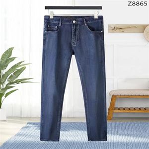 #2 jeans met rechte pijpen Jeans voor heren Designer jeans Heren jeans Designer Hip Hop jeans Mode Herenbroeken Jeans Topkwaliteit paarse jeans Motor coole denim broek 085