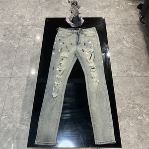 #2 Jeans Jeans rectos Jeans para hombres Jeans Jeans Men Diseñador Hip Hop Jeans Fashion Pants Pants Pants Jeans de alta calidad Jeans Purple Motorcycle Cool Denim Pant 010