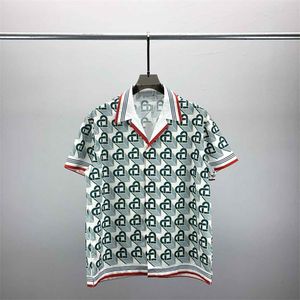 #2 Mannen Designer Shirts Zomer Casual Shirts Met Korte Mouwen Mode Losse Polo's Strand Stijl Ademende T-shirts Tees Kleding 096