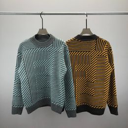 2 suéteres de diseñador para hombre sudadera de lujo clásica retro hombres bordado de letras de brazo cuello redondo cómodo jersey de alta calidad cárdigan de moda para hombresM-3XLQ0103