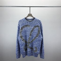 2 Herren-Designer-Pullover, Retro-Klassiker, Luxus-Sweatshirt für Herren, Arm-Buchstaben-Stickerei, Rundhalsausschnitt, bequemer, hochwertiger Pullover, modische Strickjacke für Herren, M#04