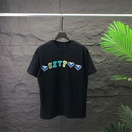 # 2 MENS MENSEMENTS créateurs t-shirts imprimées homme de mode T-shirt Top Quality Cotton Tees décontracté à manches courtes Luxury Hip Hop Streetwear Tshirts M-3XL Q0104