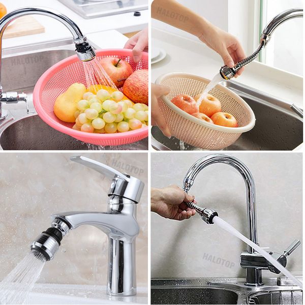 Fauce de robinet à 2 mode Buzzle d'eau diffuseur Tapis de robinet Aérateur Adaptateur de fixation de la cuisine