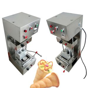 Máquina comercial de 2 moldes para conos de Pizza, máquina de panadería para Pizza, máquina para hacer Pizza en espiral de cono de 110V y 220V a la venta