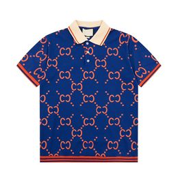 2 Nueva Moda Londres Inglaterra Polos Camisas Diseñadores para hombre Polos High Street Bordado Impresión Camiseta Hombre Verano Algodón Camisetas casuales # 1210