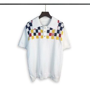 2 Nieuwe mode Londen Engeland Polos shirts heren ontwerpers polo shirts high street borduurwerk printing t shirt mannen zomer katoen casual t-shirts #1316