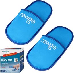2 Pack Ice Pack Slippers voor voetletsels, herbruikbare hete koude therapie Voet Ice Pack Gel Ice Slippers voor neuropathie, chemotherapie, diabetes F