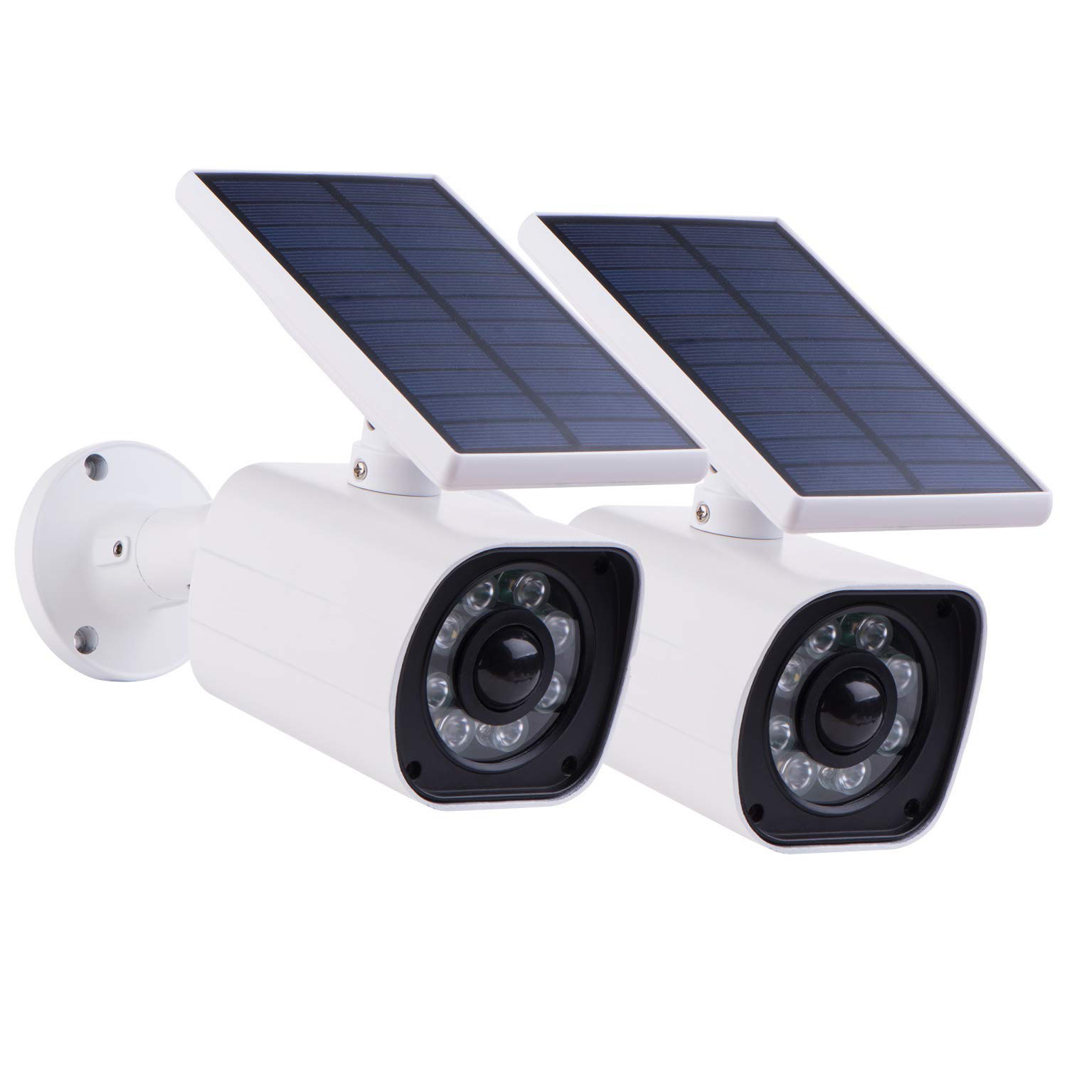 2 Pack Luz do sensor de movimento solar, luz de inundação Super LED luz ao ar livre com luzes de energia solar impermeável para pátio de garagem, varanda de parede