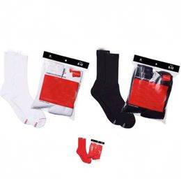 2 par/pack calcetines de moda Casual algodón transpirable con 3 colores Skateboard Hip Hop calcetín calcetines deportivos en stock