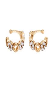 2 paires de boucles d'oreilles à clip en forme de cercle CZ, anneau d'oreille multicolore en cuivre et pierre de Zircon sans perçage, boucles d'oreilles pour femmes, bijoux 9442822