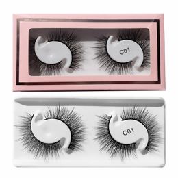 2 Pairs Japanse Stijl 3D Natuurlijke Wimpers Faux Mink Herbruikbare Valse Wimpers Pluizige Makeup Tools Extension Nep Wimpers maquiagem E429