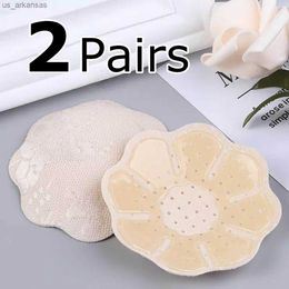 2 Pairs No Trace Lace Sticky Nipple Cover Plunge Bra Silicone Air Vent Nubra Stickers Accessoires Onzichtbare Zoogcompressen Pasties L230523