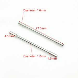 2 PCS 27 5mm Longueur 1 5mm Diamètre de la tête 1 2 Vis en acier de diamètre moyen Lien pour Royal Oak Offshre 28mm Bracelet de montre Strap223W