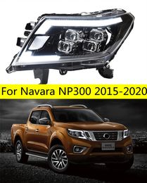 2 pc's Auto autosop Lichtonderdelen voor Navara NP300 20 15-20 20 LED-lampen Koplamp DRL DAG TIJD LAND LICHTEN DIT Signaal