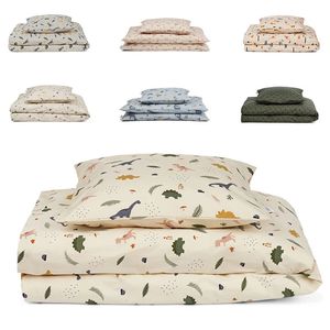 2 pcs literie bébé ensemble de couches de couches pour les adolescents garçons couvertures d'oreiller en coton bio