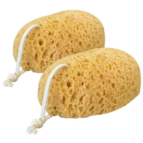 2 PCS Bath Scurpers Exfoliant Body Sponge Tool Baby Baby Tub Tweel Polyuréthane Sponges For Shower Women Man Man Men's Wash