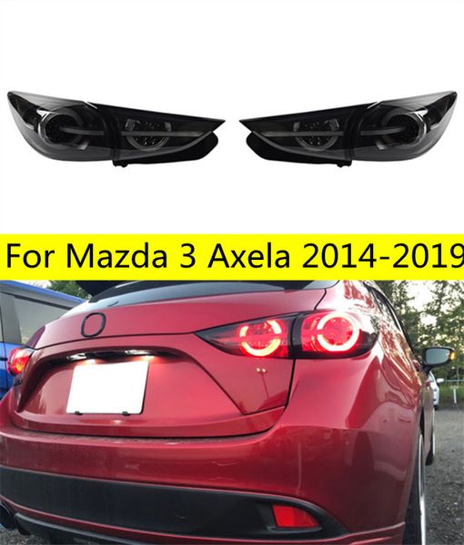 Feux arrière de voiture pour Mazda 3 Axela BMLFS BMEFS 20 14-20 19 feux arrière antibrouillard LED clignotant feux de freinage