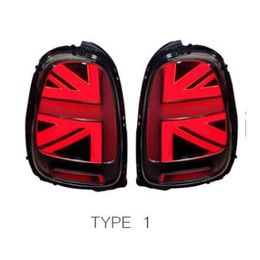 2 piezas de luces traseras de coche para Mini Cooper F55 F56 F57 luces traseras LED DRL luz antiniebla para correr luz de señal dinámica