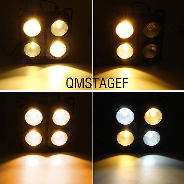 2 pièces DMX 512 4X100W LED public COB Blinder PAR lumière pour DJ scène KTV