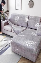 2 pièces housses élastiques pour canapé salon housse de canapé en forme de L housse de chaise Longue canapé housse de canapé d'angle extensible 2012225652428