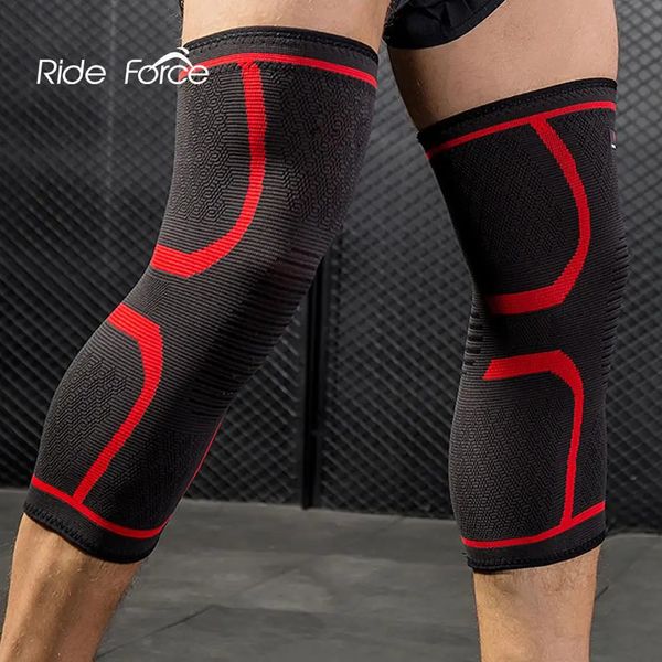 2 pcs élastiques pads de genou en nylon Sports Kneepad Fitness Protective Gear Patella Soutien Running Basketball Volleyball 231227