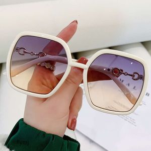 2 pièces mode luxe designer 2022 nouvelles lunettes de soleil net rouge coréen lunettes de soleil femmes nouvelle mode boîte UV preuve lunettes de soleil