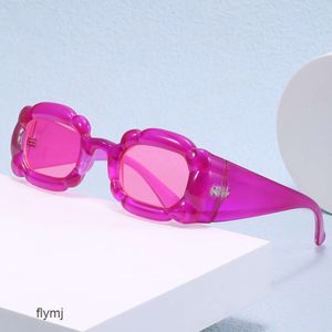 2 piezas Diseñador de lujo de moda Nuevas gafas de sol Y2K Gafas de sol personalizadas de estilo de decoración de escenario de moda