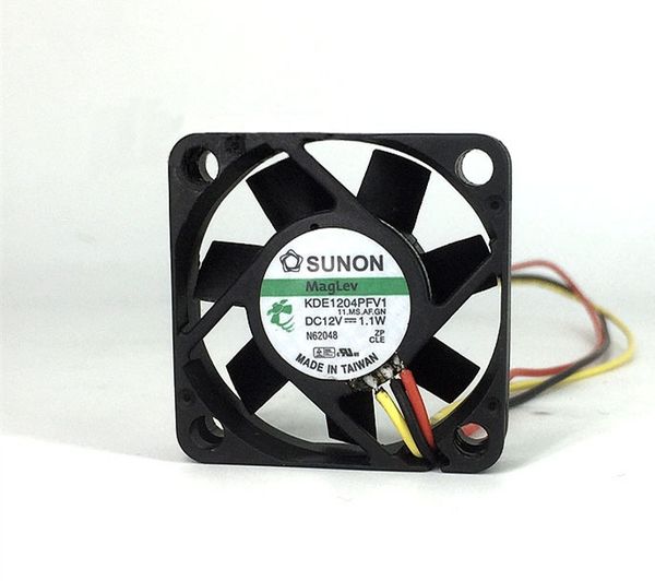 2 uds. Para ventiladores de refrigeración Sunon maglev KDE1204PFV1 4010 40mm 40x40x10mm DC 12V 1,1 W interruptor de ventilador de 3 cables