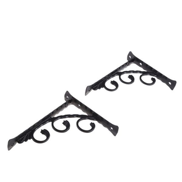 2 pcs soporte de estante de metal pesado soportes de flotador montado en la pared para estanterías, estantes de cocina, estantes de exhibición