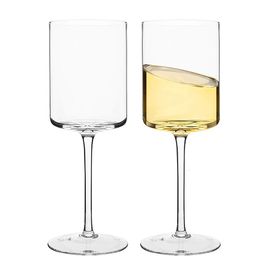 2 pcs Highgrade Crystal Glass Wine Champagne Glassgoblet Lunets 240430