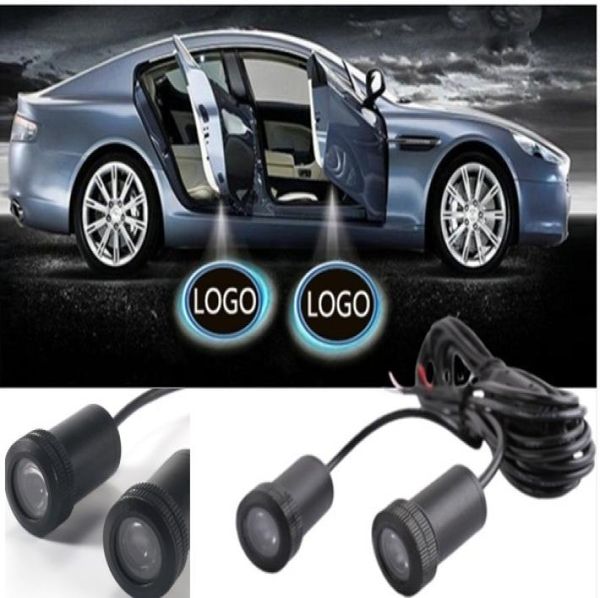 2 PCS LED Car Don Door Lampe Wellow Logo Projection Light for Honda Nissan Hyundai Kia Ford Jeep4833976