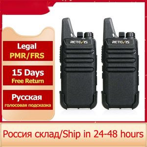 2 pièces mini talkie-walkie pmr 446 portable radio bidirectionnelle ht ptt talkies-walkies rt622 radio portable pour la chasse café rt22