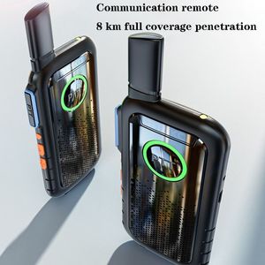 2 stks pack hotel bouwplaats civiele micro ultradunne draadloze handheld outdoor high power mini mini walkie talkie 5km 10km