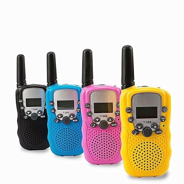 2 Pcs / Set Jouets pour enfants 22 canaux Talkies-walkies Jouet Radio bidirectionnelle UHF longue portée émetteur-récepteur de poche Enfants cadeau LJ201105