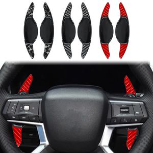 2 Stuks Shift Vork Voor Mitsubishi Outlander 2023 Koolstofvezel Stuurwiel Schakelpaddles Interieur Auto Sticker