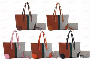 2 PCS TOTE TAS TAZE MOEDER KIND PAKKET Composiet winkelpakket Luxe ontwerper Beach Tags Fashion Show Display Bag