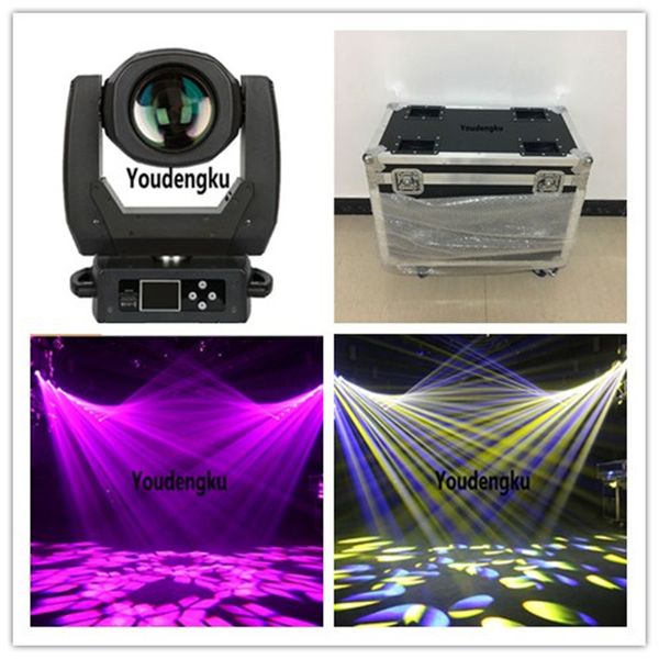 2 pièces avec étui disco scène concert tête mobile 150 watt led faisceau d'éclairage 8 facettes prisme 150w led tête mobile faisceau lumineux