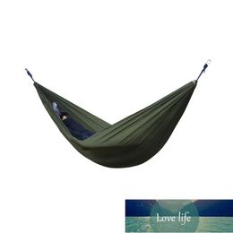 2 mensen draagbare parachute hangmat outdoor survival camping hangmatten tuin vrijetijdsreizen dubbele opknoping swing 270cmx140cm fabriek prijs expert ontwerpkwaliteit