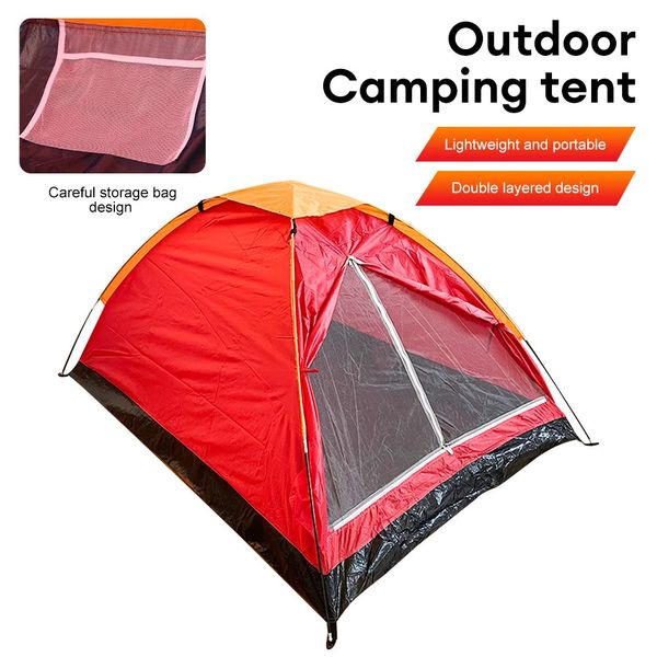 2 personas Camping Tent Shade Shade Refugio al aire libre Toldo impermeable 4 temporada Viajes de verano Ultralight Beach 240422