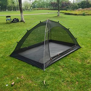 2 Persoon Ultra Light Mosquito Net Tent Net draagbare camping Muggen Net Tent Waterdichte buitenwandelingstent of sportactiviteit 240507