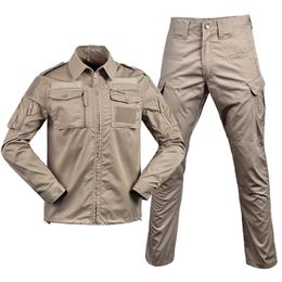 2 -delige sets mannen ademen camo jachtkleding tactische ghillie pakken camping training jacketpants leger uniform militair 240407