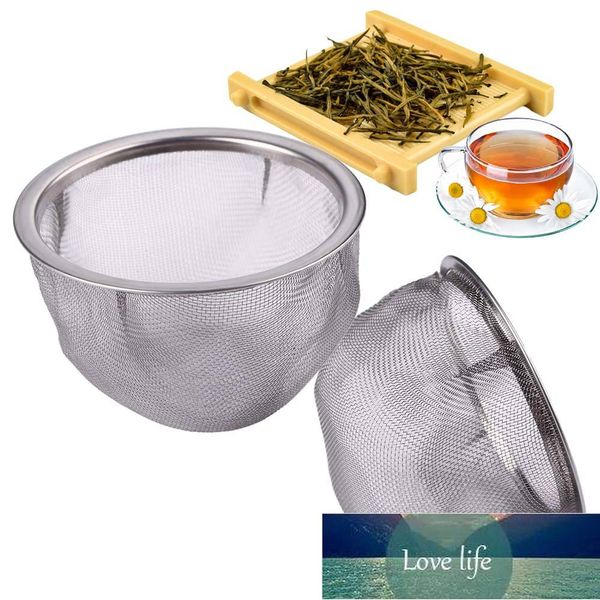 2 pièces thé maille infuseur réutilisable passoire à thé théière en acier inoxydable feuille de thé en vrac filtre à épices verres accessoires de cuisine