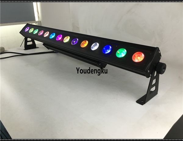 2 piezas 14 lentes cob led arandela de pared 30W 3 en 1 rgb led dmx 512 arandela de pared cob led barra de píxeles para barra de eventos de escenario impermeable ip65