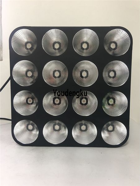 2 piezas Cob led etapa telón de fondo luz decorativa 16x30w rgb 3 en 1 led matrix blinder dj luz