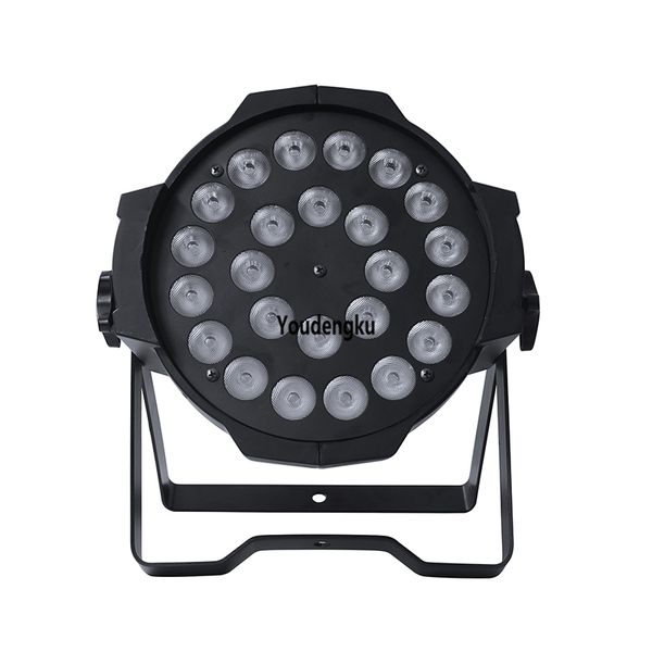 2 piezas 24x15w 5in1 led par can led par 64 dmx 15w led par luz rgbaw