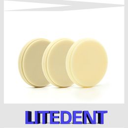 2 piezas/lote A1 A2 A3 A3.5 Color multicapa PMMA Bloqueo Material de dentadura en blanco Resina PMMA Disc Cadcam Dientes temporales